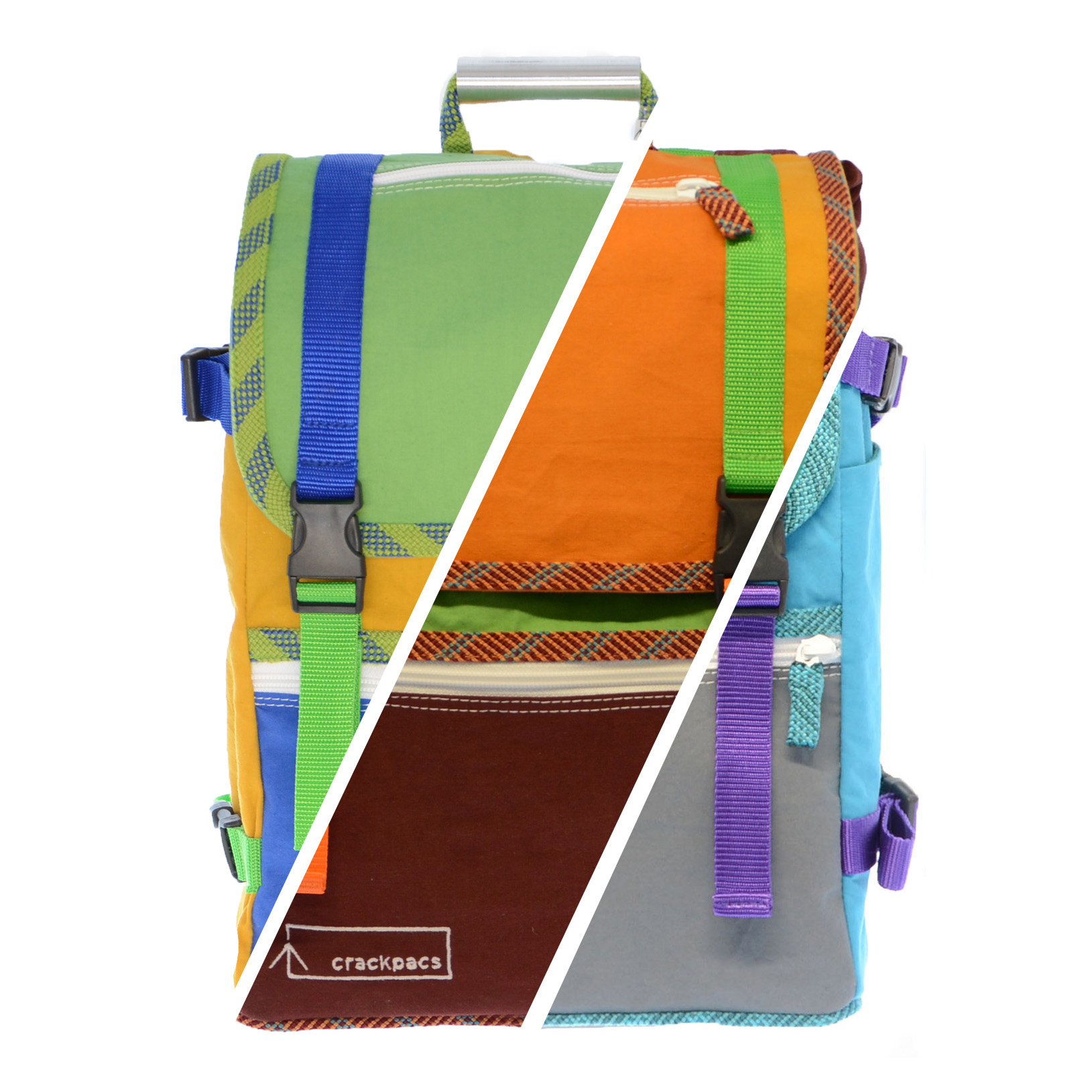 CUSTOM adventure pitch clip-top backpack