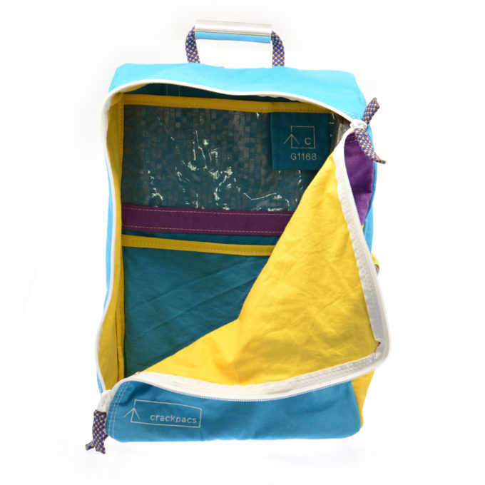 canvas backpacks - the classic pitch is created from reclaimed tents