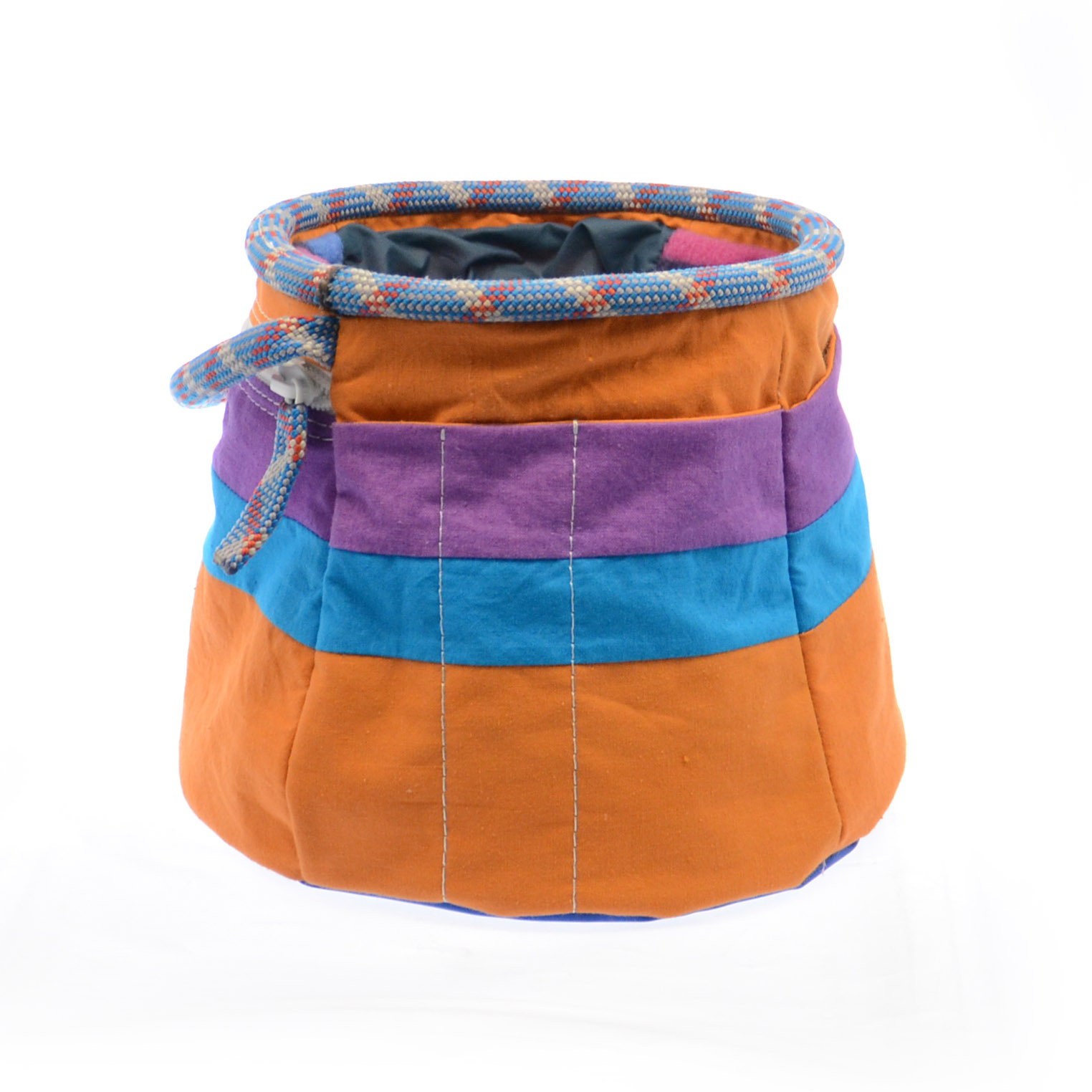 Upcycled boulder bucket chalk bag one off creations by crackpacs